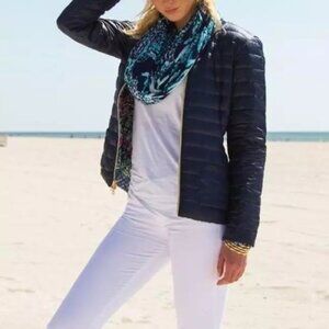 Lilly Pulitzer Reversible Down Jacket Puffer‎ Not Too Catty Size XS